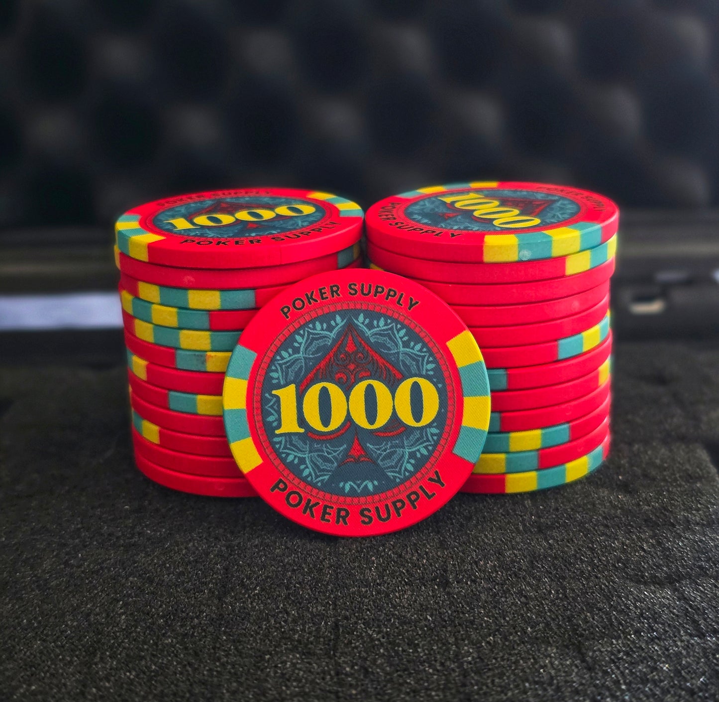 Valeur 1000 - Jetons de poker en céramique (25 pièces)