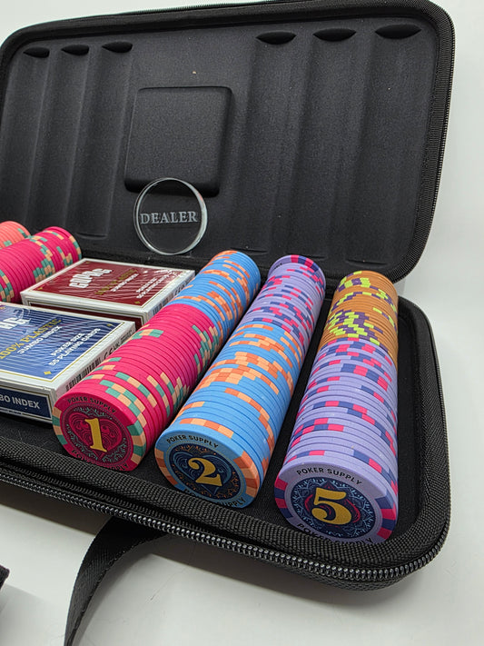 Cashgame Set - 300 Pokersupply Keramikchips