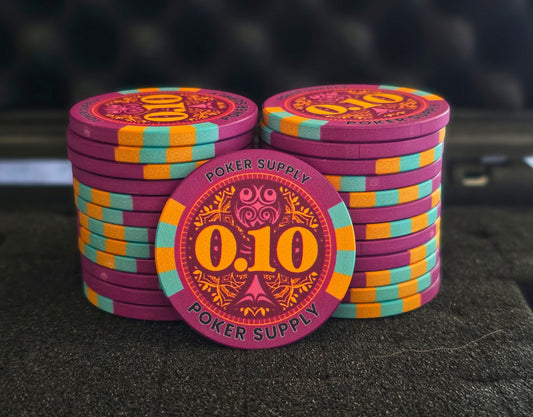 Wert 0.10 - Keramik Pokerchips (25 Stück)