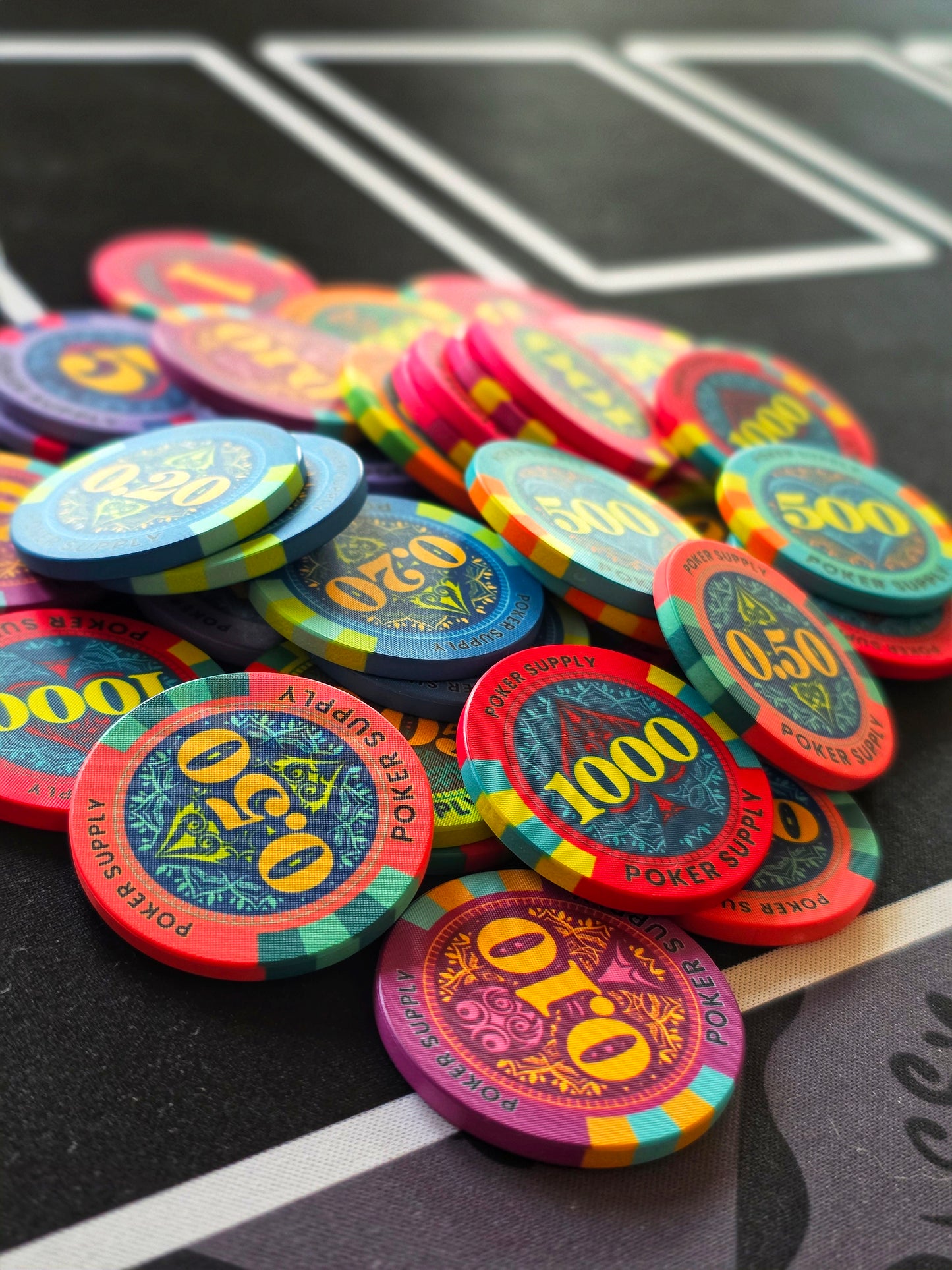 Pokersupply - Keramik Pokerchips Muster