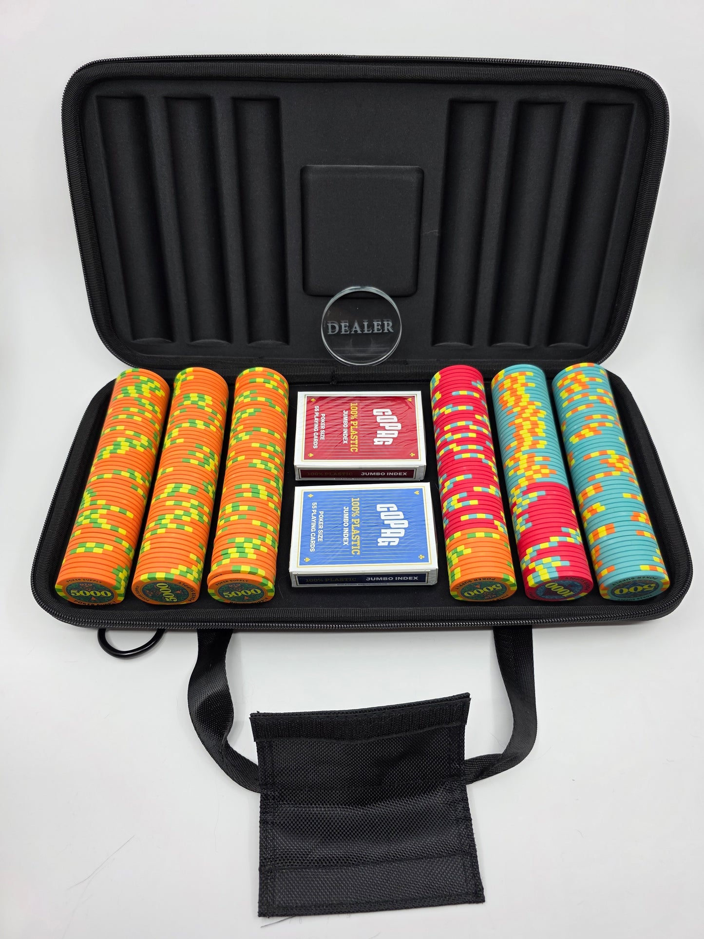 Turnierset Keramik Pokerchips -  300 Pokersupply Keramikchips
